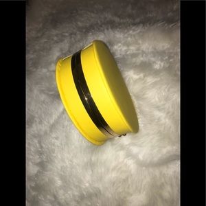 NEON YELLOW AND GOLD CLUTCH